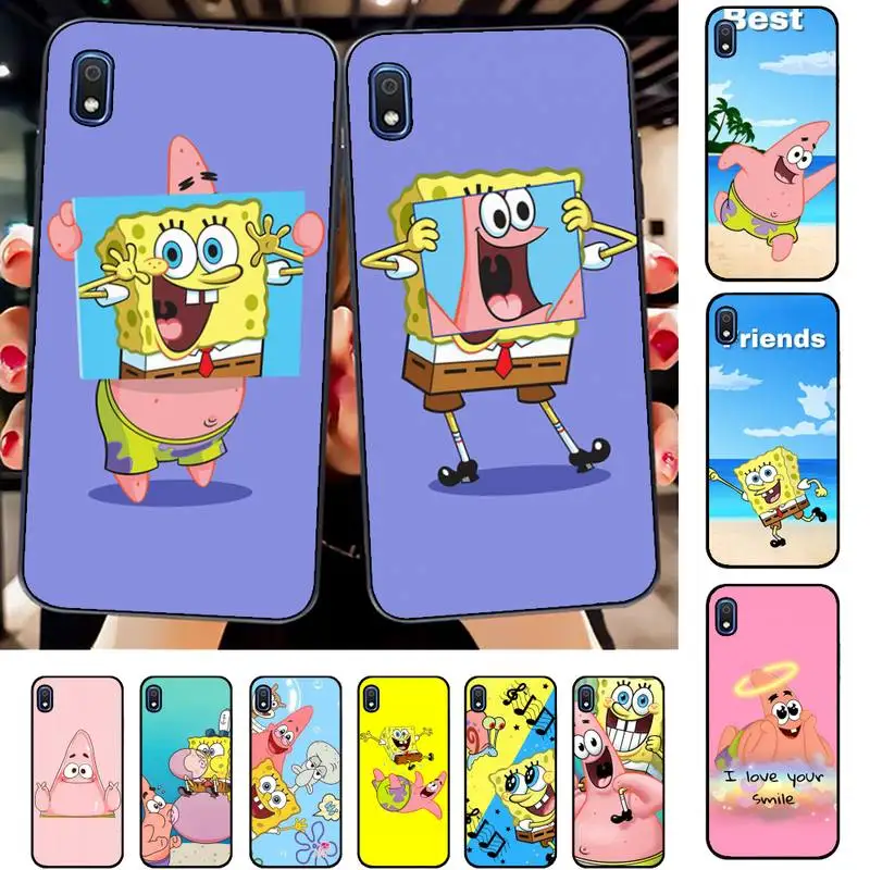 

BANDAI SpongeBob Patrick Star Phone Case for Samsung A51 01 50 71 21S 70 31 40 30 10 20 S E 11 91 A7 A8 2018