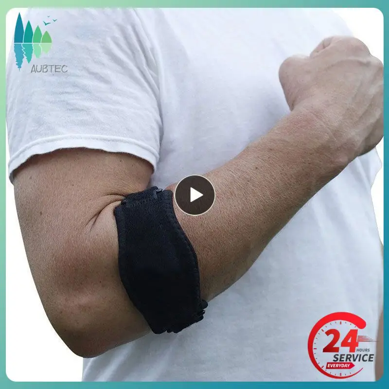 

Sports Safety Nylon Elastic Elbow Support Sleeve Basketball Shooting Mat Tennis Absorbing Sweat Side Pain Protection