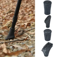 510pcs nordic walking pole trekking pole tip protectors rubber pads buffer replacement tips end for hiking stick
