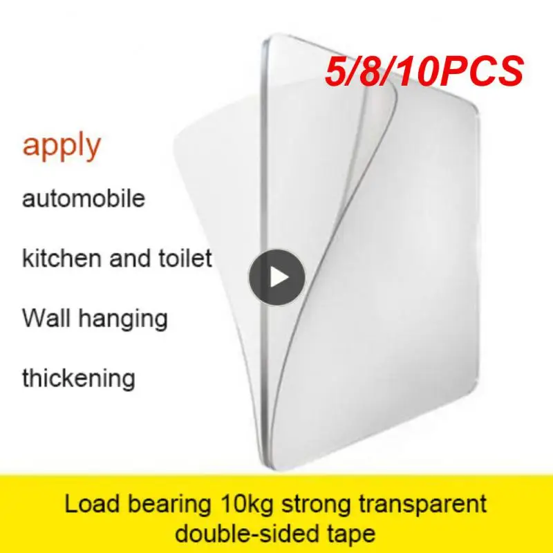 

5/8/10PCS Non-punching Roll Bathroom Holder 1 Pcs Hanging Racks Cabinet Cupboard Punch-free Hook L-shape