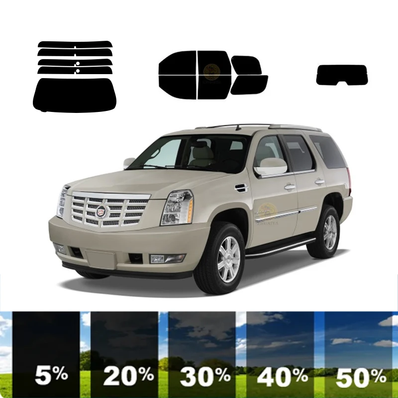 Предварительно вырезанная съемная тонировочная пленка для окон автомобиля 100%
