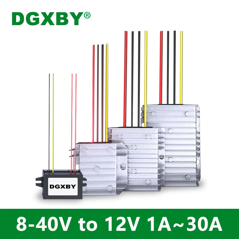 

DGXBY 8-40v to 12v 1A 3A 5A 8A 10A 15A 20A 25A 30A power converter 12v24v to 12v automatic buck-boost automotive regulator