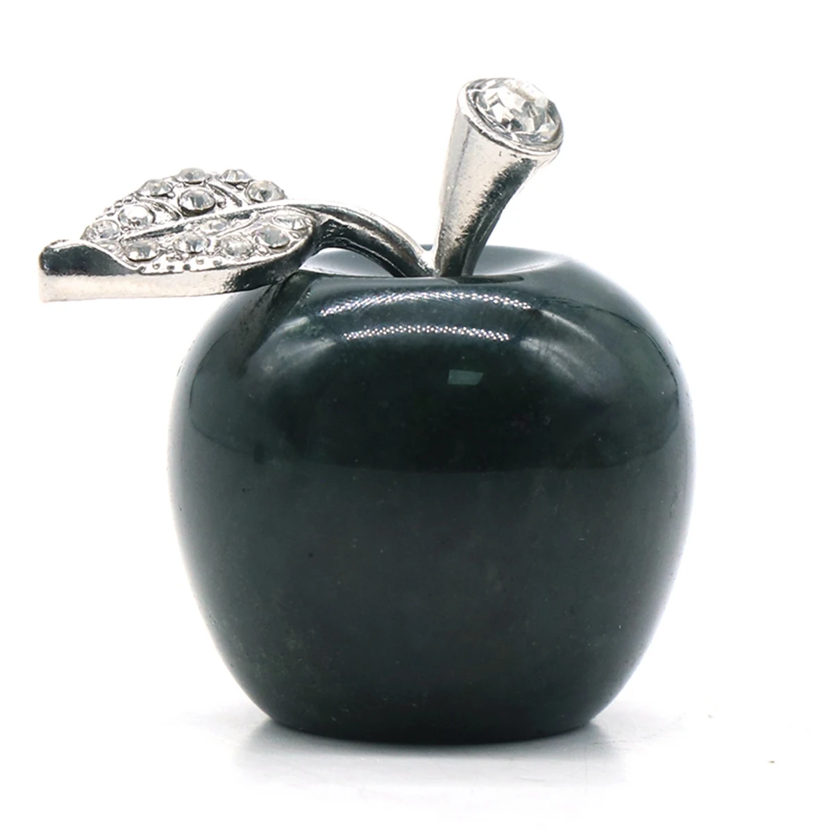 

Natural 25MM Fancy Jasper Apple Crafts for Home Living Room Decoration Gifts Gemstone Statue Figurines