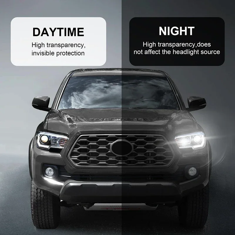 Пленка для защиты краски Toyota Tacoma 2016 2023 ТПУ предварительно отрезанная PPF фара