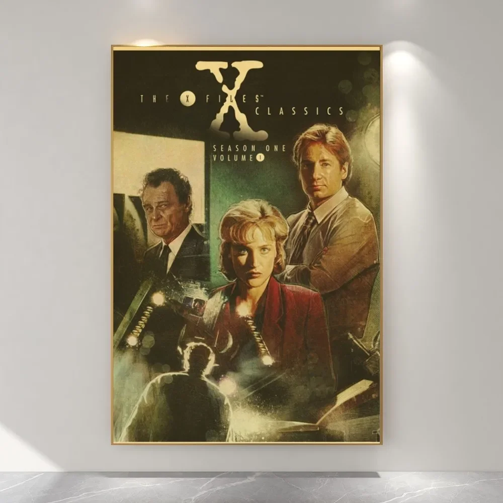 Винтажный постер X-файлы бумажная печать для дома гостиной спальни входа бара