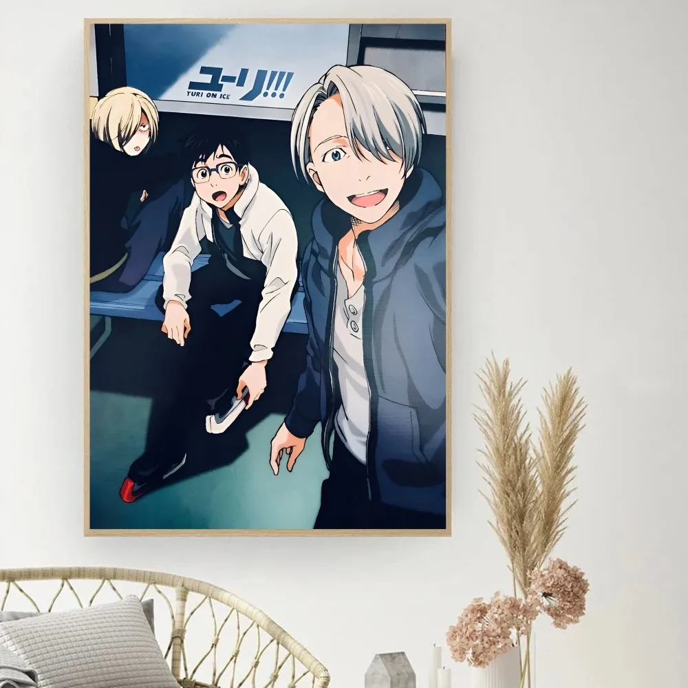 Ледяной аниме Y-YuriS постер DIY винтажный фильма настенная живопись учебные