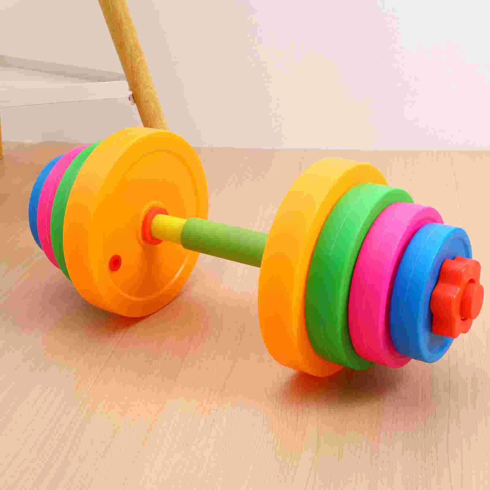 Регулируемые тяжелые гантели штанги для детей игрушки инструменты игр детский
