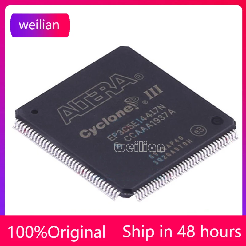 

EP3C5E144I7N packaged QFP-144 programmable gate array in stock, original and brand new IC
