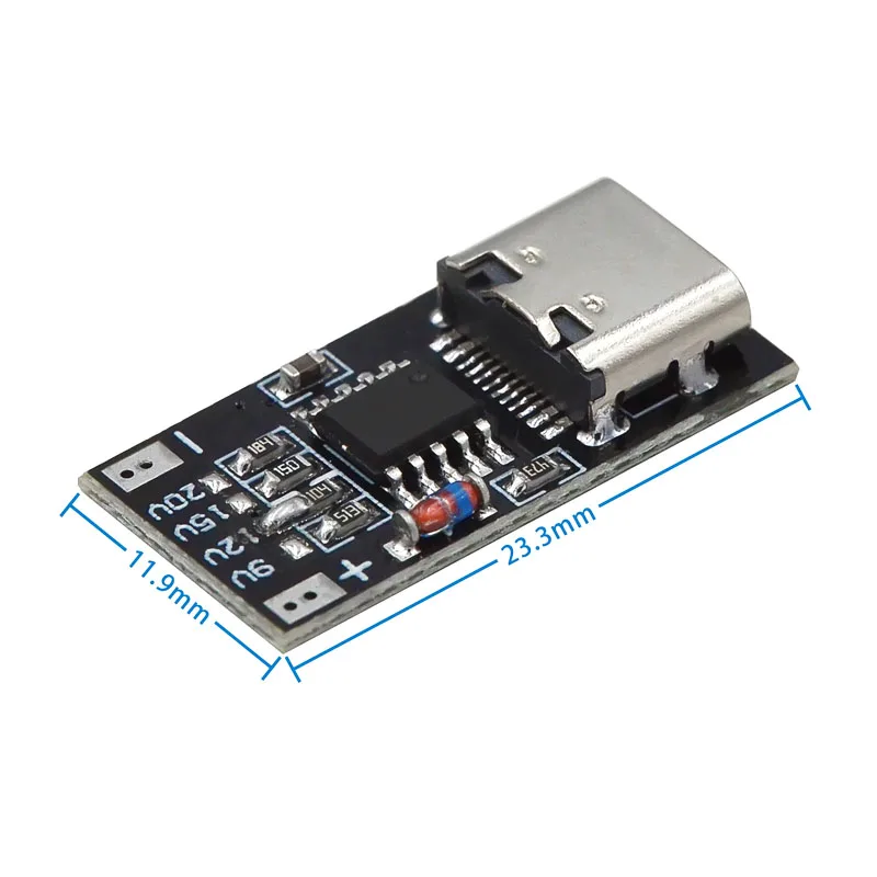 Фото 1 шт. плата-имитатор PD/QC/AFC TYPE-C, модуль повышения напряжения USB, детектор зарядки PD3.0 2.0 PPS/QC4+ FCP AFC Type-C для быстрой зарядки №5
