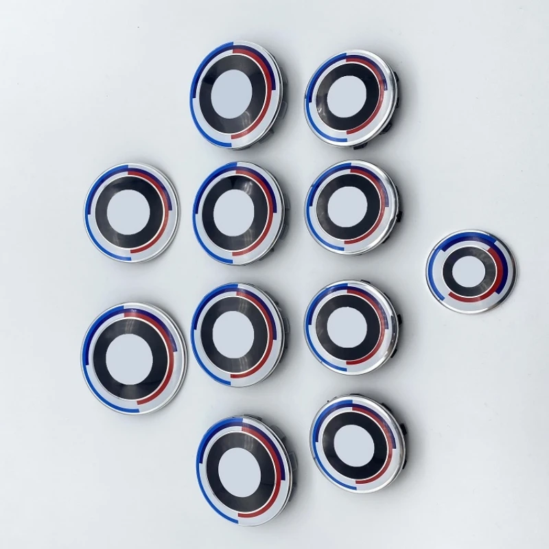 7 шт. для эмблемы капюшона для Bmw, логотип на 50-ю годовщину 82 мм + эмблема автонаклейки 74 мм + колпачок на ступицу колеса 68 мм + стикер 45 мм