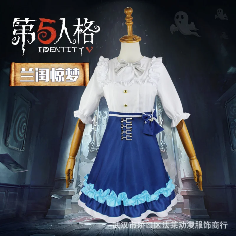 

Game Identity V Cosplay Gardener Emma Woods Cosplay Costume Sweet Lolita Dress JK Uniform Halloween Costume Game Suit Full Set