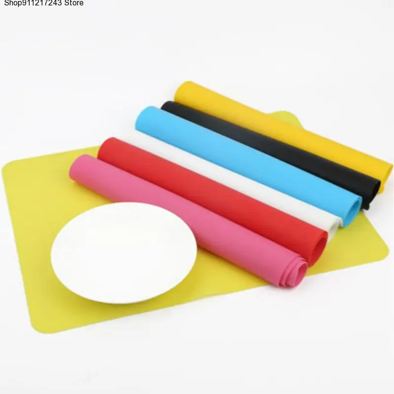 

40*30CM Silicone Baking Mat Non Stick Pan Liner Placemat Table Protector Kitchen Pastry Liner Baking Bakeware Mat for 6 Color