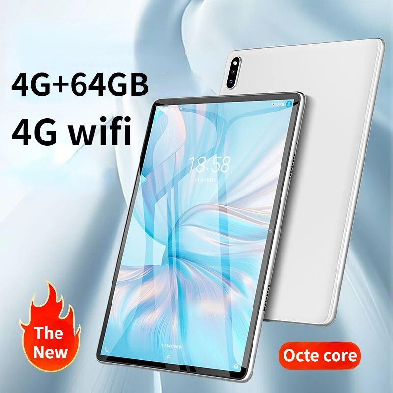 2023 Google Android 9.0 Smart Tablet Pc Android Tablet Pc 10.1 Inch Octa Core Tablet Ram 4GB Rom 64GB 1280x800 5MP Tablet