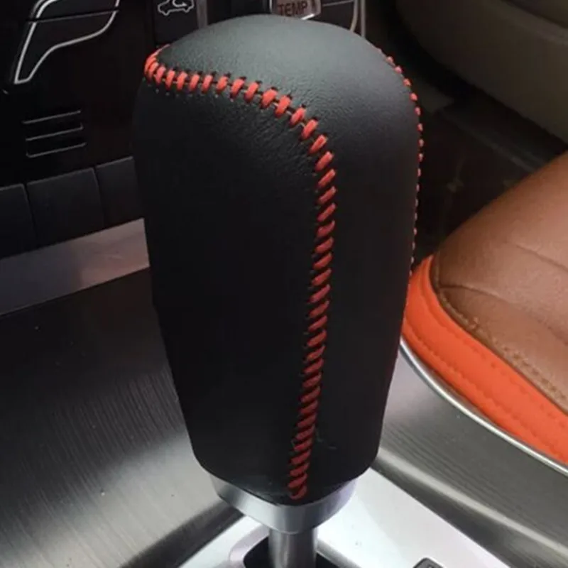 

for Volvo XC60 S80LSuede Leather Car Gear Shift Collars Car Gear Cover Interior Auto Accessories
