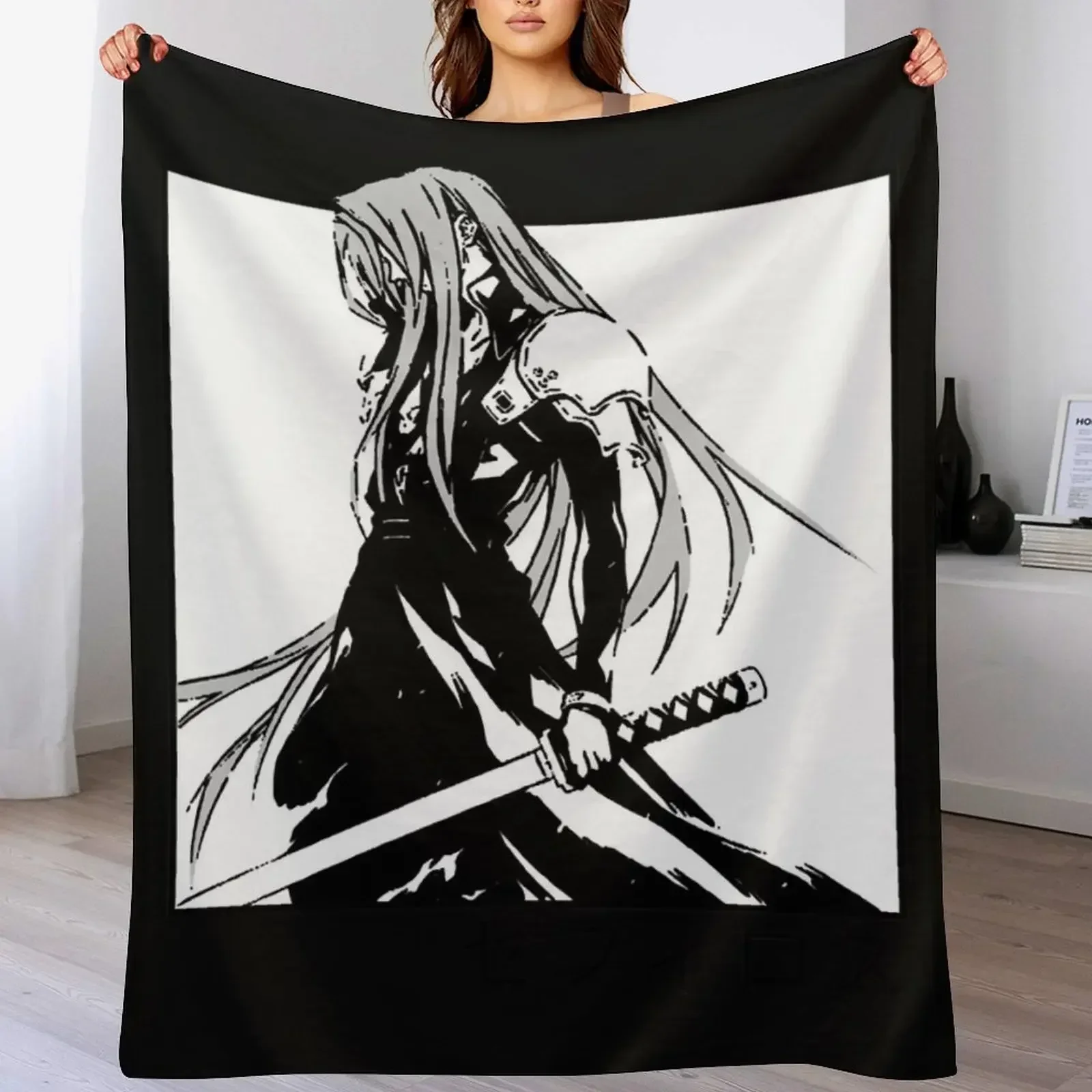 Sephiroth ffvii Плед для дивана Плюшевые меховые одеяла