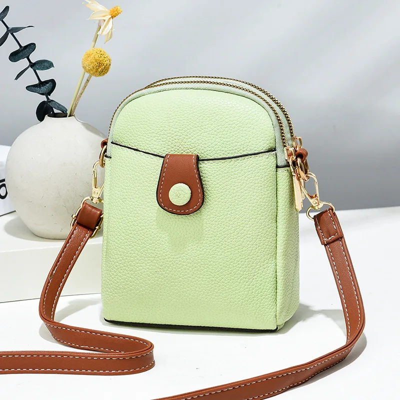 

MONNET CAUTHY New Arrivals Bags for Women Fashion Casual Zipper Cell-phone Bag Solid Color Green Khaki Blue Black Crossbody Bags