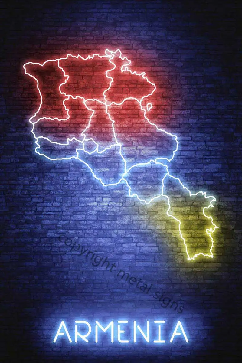 Декор комнаты Ереван жестяная Ретро винтажная металлическая вывеска жестяные