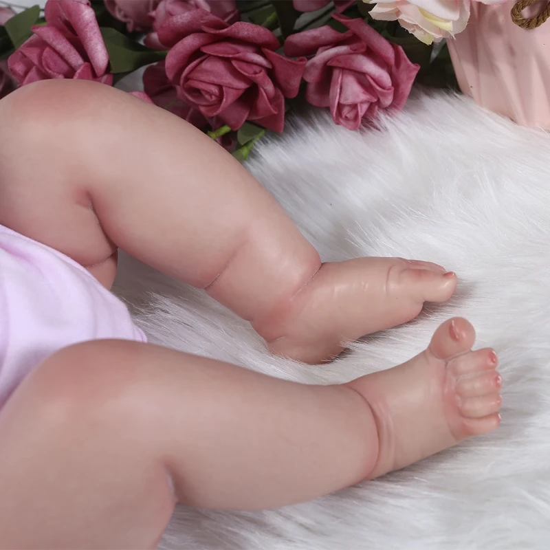 Реалистичная кукла Reborns для малышей 20-дюймовая открытая улыбающаяся детская