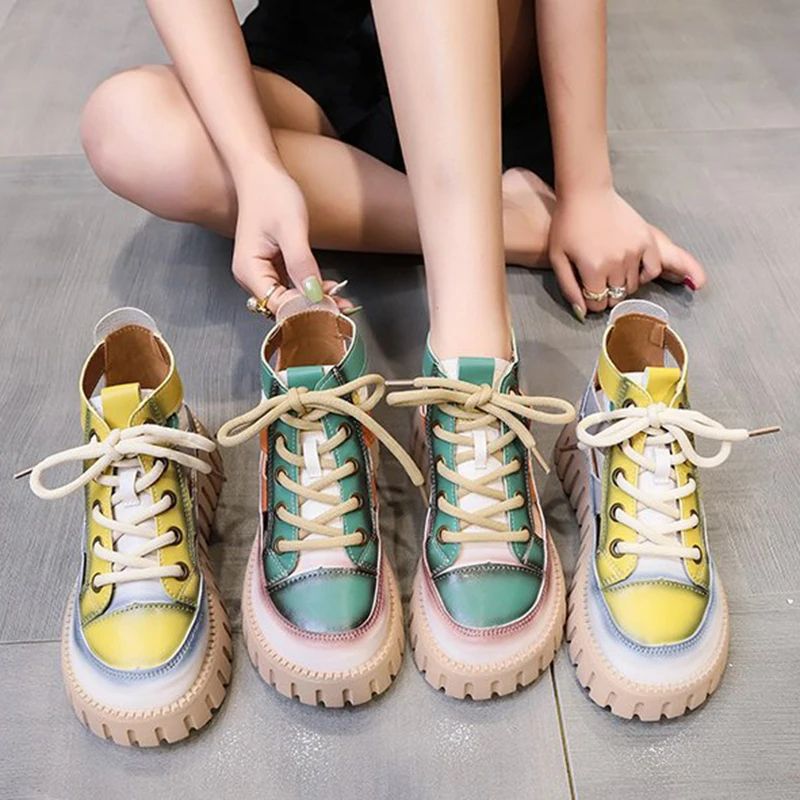 Summer Sports Sandals 2023 New Casual Fashion Trend Women's Roman Sandals Lace-up Thick-soled Mid-heel Sandals Boots Size 35-40