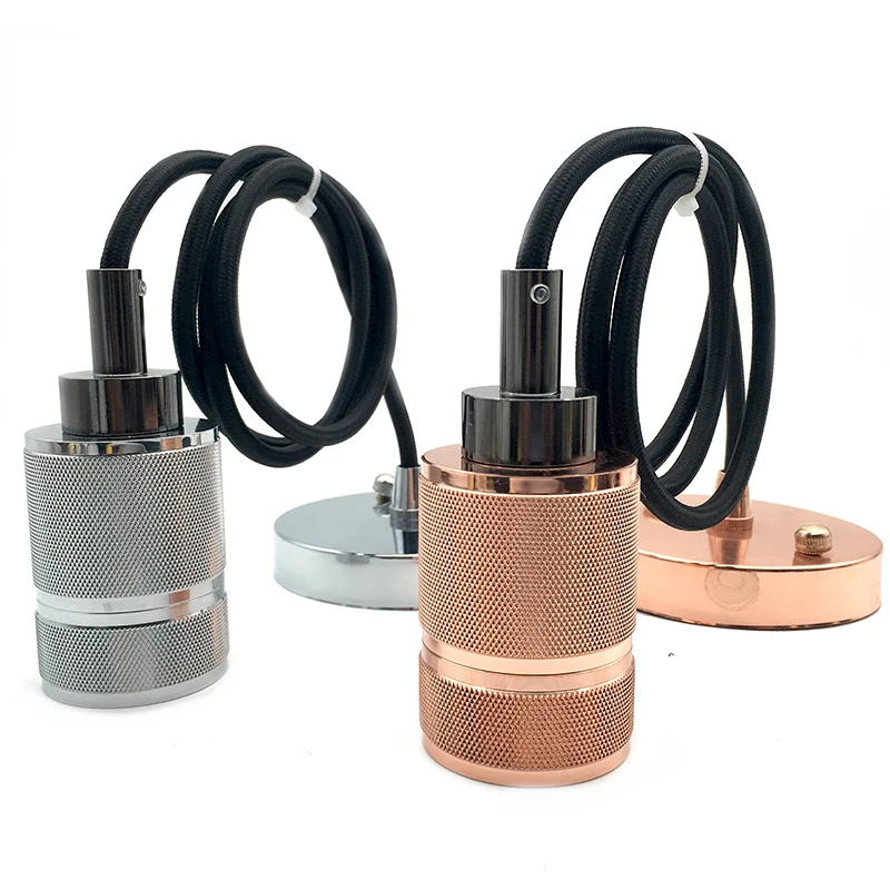 

Простой комплект винтажного освещения «сделай сам», комплект подвесных ламп, Потолочная роза с гнездом для лампы, домашний декор, подвесной светильник