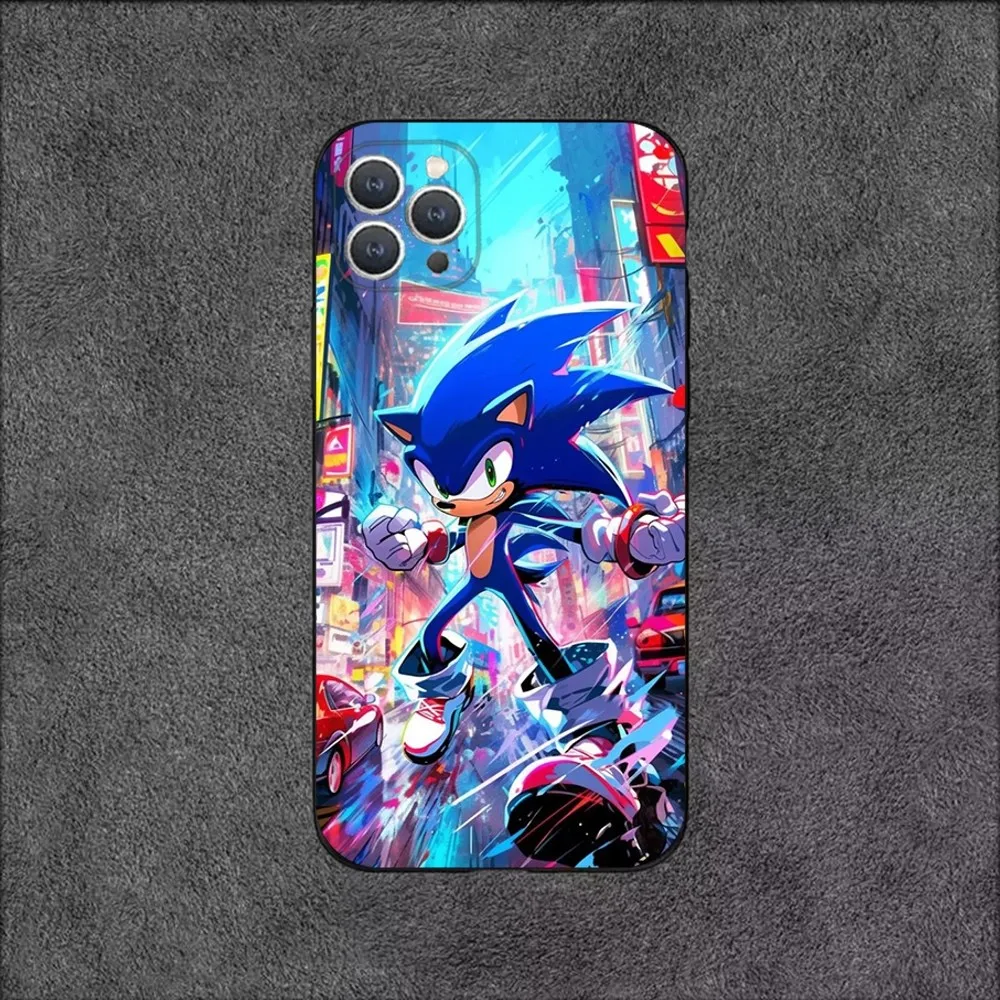 Чехол для телефона S-Sonic The H-Hedgehog iPhone 15 14 13 12 11 Plus Pro Max XS XR SE Mini 8 7 мягкий силиконовый