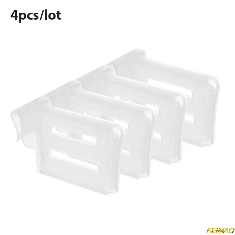 

4 Pcs Refrigerator Storage Partition Board Retractable Plastic Divider Storage Splint For Kitchen DIY Bottle Shelf Organizer