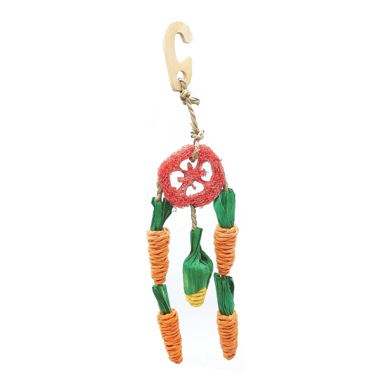 

Rabbit Chew Toy Woven Carrot for Chinchillas Guinea Pigs Squirrels Rodents