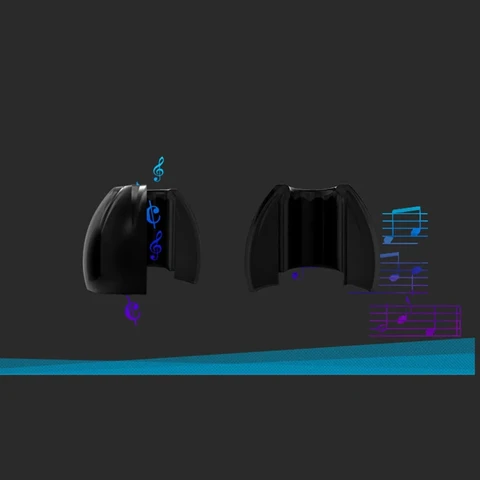 Силиконовые чехлы для наушников KZ Airdots AKG, 3 пары