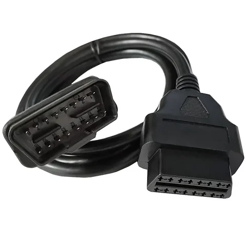 1.5m OBD-II OBD2 16 Pin Auto Car Male to Female Extension Cable Diagnostic Extender Cord Adapter 5FT