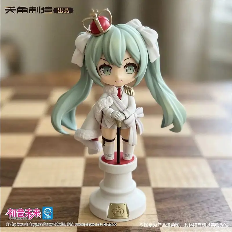 Фото Коллекционная фигурка Hatsune Miku Chess Series: Милая аниме-фигурка, модная игрушка-кукла, настольное украшение, таинственная коробка, подарки для коллекционеров №3
