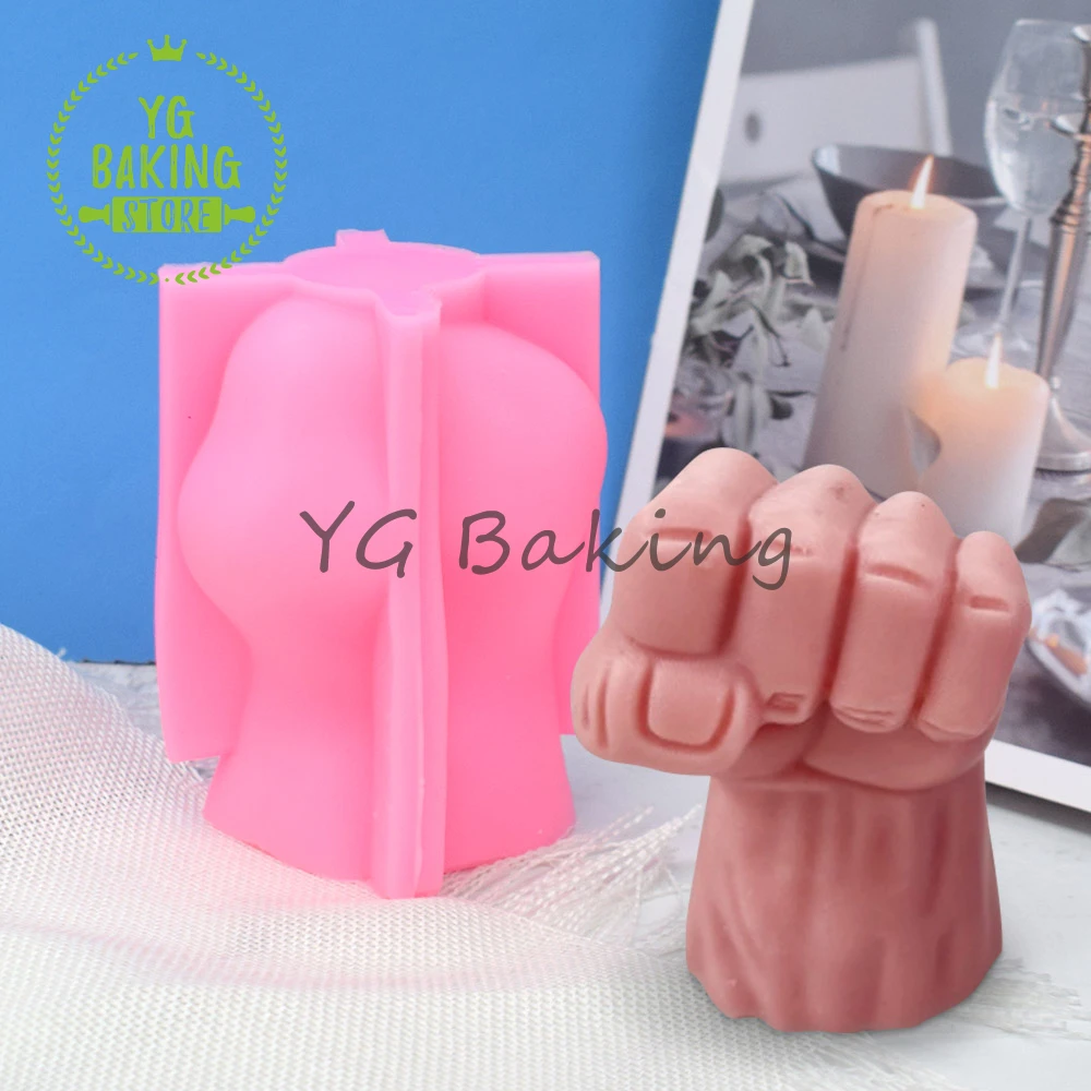 

Силиконовая форма в форме кулака для свечи Dorica, сделай сам, ремесло, заправка, украшения ручной работы, форма для ароматерапии, кухонная посу...