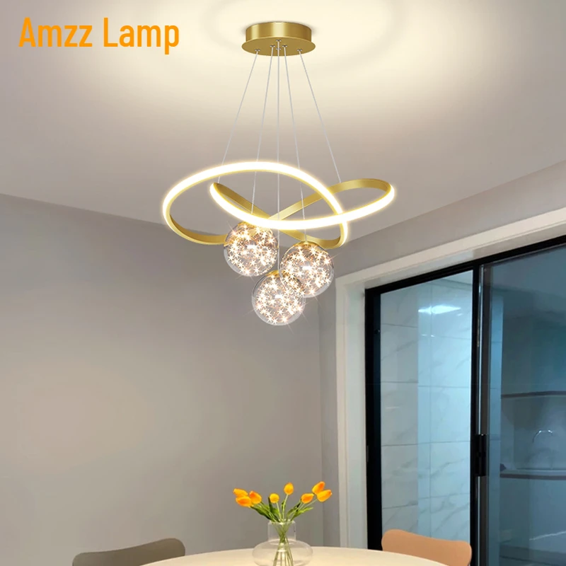 

Современные светодиодные люстры для внутреннего декора, люстры, домашнее освещение, гостиная, спальня, столовая, кухня подвесной светильни...