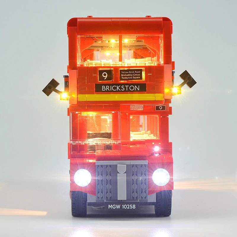 Фотообои сделай сам для LEGO 10258 Лондонский автобус (только фотосессия без модели