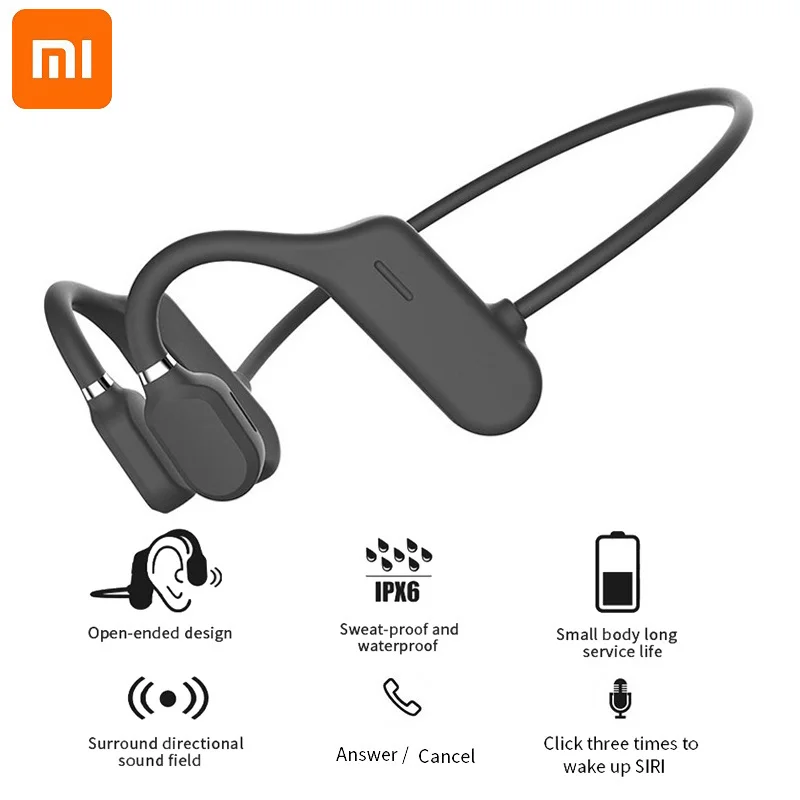 

Bluetooth-наушники Xiaomi с костной проводимостью, легкие, водонепроницаемые
