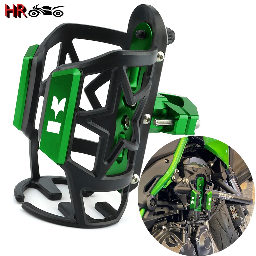 

For KAWASAKI Versys 1000 650 X300 NINJA 125 Z125 VULCAN S 650 VN650 ZR-7 / S Beverage Water Bottle Cage Drink Thermos Cup Holder