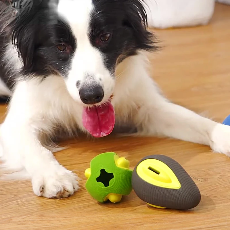 

Interactive Dog Toys Dog Chew Toys Tooth Cleaning Elasticity Rubber Ball Toys Dogs Tooth Cleaning Snack Ball Dog Supplies