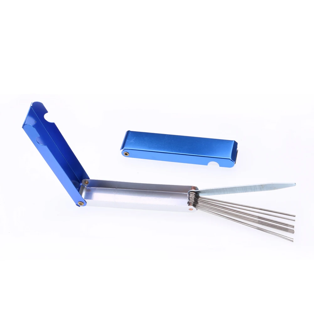 

Portable DIY Guitar Repair Tools Box Guitar Nut Slotting File Saw Rods Slot Filing Set Luthier Replacement Guitarra Accessories