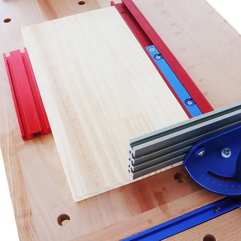 15.8/17.8/19.8mm Dog Hole Baffle Plate Planing Stop Board Aluminum Woodworking Bench Auxiliary Clamp Limit Dropshipping |