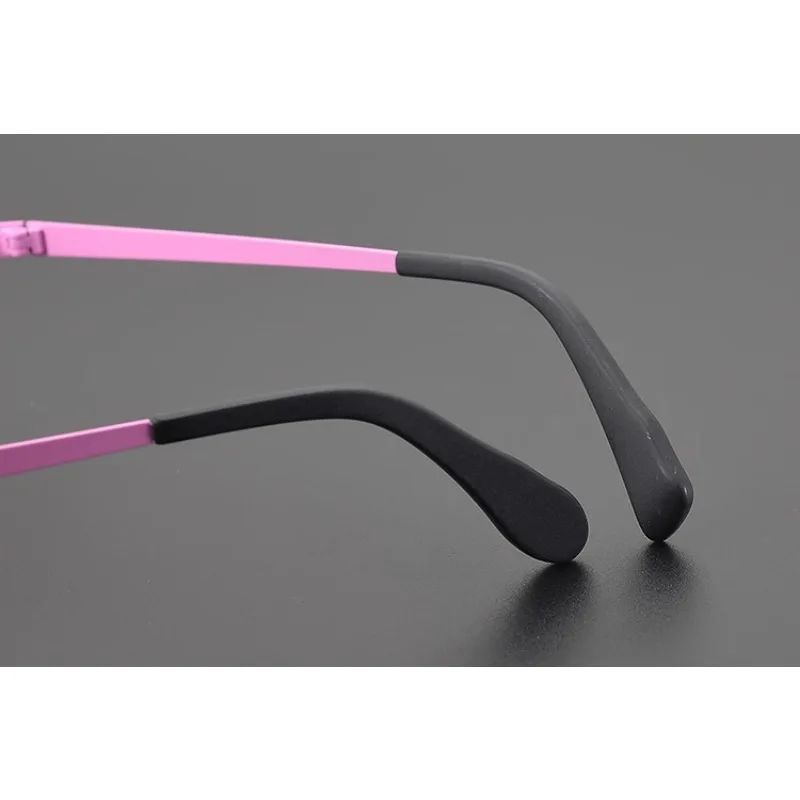 Сверхлегкие модные очки в оправе одного цвета женские полукруглые