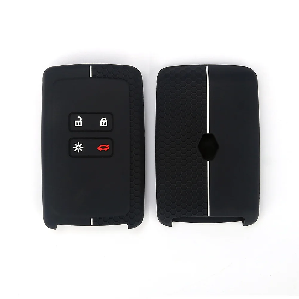 

Силиконовый чехол для автомобильного ключа для Renault Captur Megane Clio Zoe Koleos Talisman Espace Scenic 4, Arkana Dacia Sandero Card Key