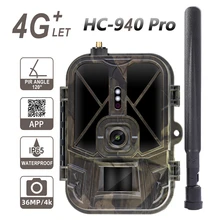 4G LIVE Video10000mah lithium battery Cellular Trail Camera 36MP4K Wireless Game  APP Cloud Service Waterproof IP66 Wildlife Cam