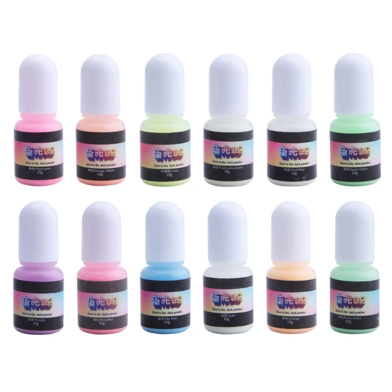 

Glow In The Dark Pigment Powder Luminous Powder Self Glowing Dye for Nail Art