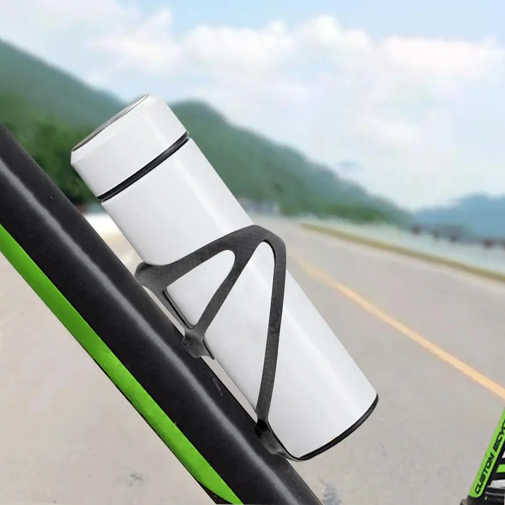

Bike Bottle Holder Stable Lightweight Firmly Hold Carbon Fiber Wear-resistant Bike Water Bottle Cage Bicycle Accessories