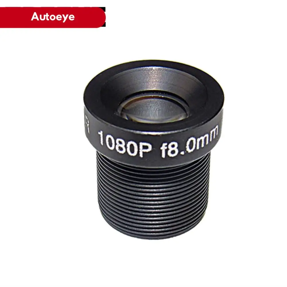 

8mm Lens CCTV Camera Lens HD 2.0Megapixel M12 Lens 1/2.7" Image Format Aperture F2.0 for HD Security IP Cameras