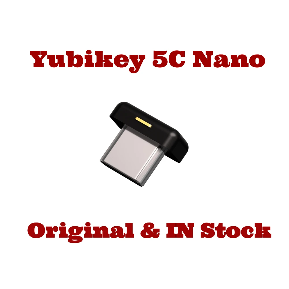

Yubikey Yubico 5c Nano USB-C Security Key，WebAuthn, FIDO2 CTAP1, FIDO2 CTAP2, Universal 2nd Factor (U2F)