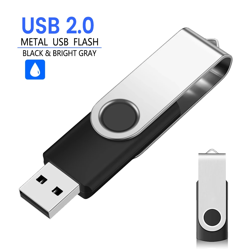 Высокоскоростной USB-накопитель 16 ГБ/32 ГБ/64 ГБ Водонепроницаемый USB 2.0 Для ПК
