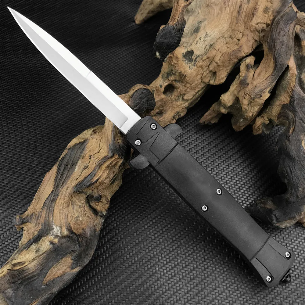 

Italian AKC Mafia Assisted Pocket Folding Knife 440C Blade ABS Handle Outdoor Tactical Survival EDC Knives Camping Hunting Tools
