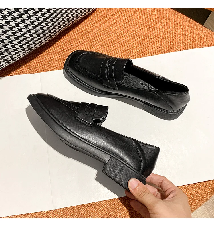 Women Casual Shoes Sneakers Microfiber Thick-soled Inner Heightened Breathable Genuine Leather Color Blocking Round
