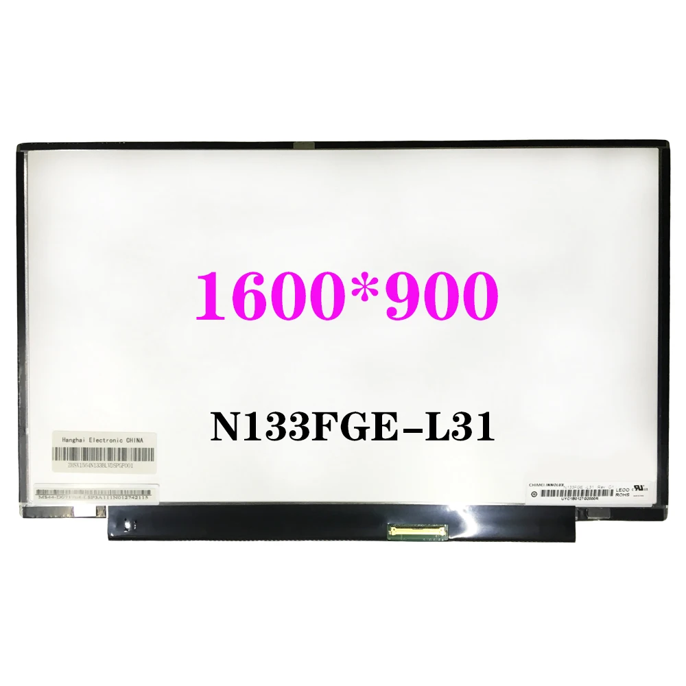 

N133FGE-L31 Fit LP133WD2-SLA1 LVDS 40 Pins Laptop LCD Screen HD+ 1600X900 LED 13.3 Inch Matrix Display Panel Replacement