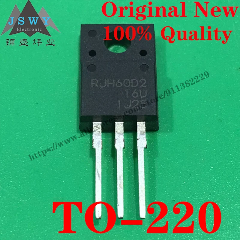 

10 шт., разъемы RJH60D2, SGH40N60UFDTU, дискретные бриллиантовые чипы IGBT IC, для печатной платы arduino, бесплатная доставка